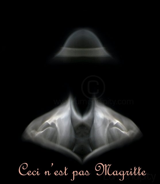Homage to Magritte.jpg - Hommage to the Belgian surrealist painter René Magritte